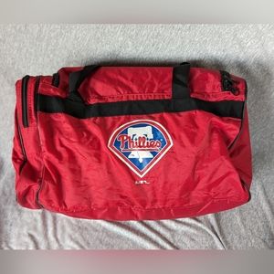 Philadelphia Phillies Adidas Large Red Duffle bag, approx. L 20.5" W 11" H 10"